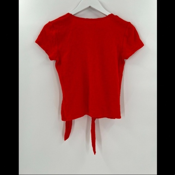 Madewell, Texture & Thread Wrap-Tie Top, lightweight ***RUNS BIG*** - Picture 8 of 9